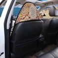 thumbnail image 4 of Garronmavis Mandala Pattern Stain-Resistant Waterproof Front Car Seat Towel Cover, Breathable Non-Slip Universal Fit Seat Protector for Cars SUV Truck Sedan Van, 4 of 8