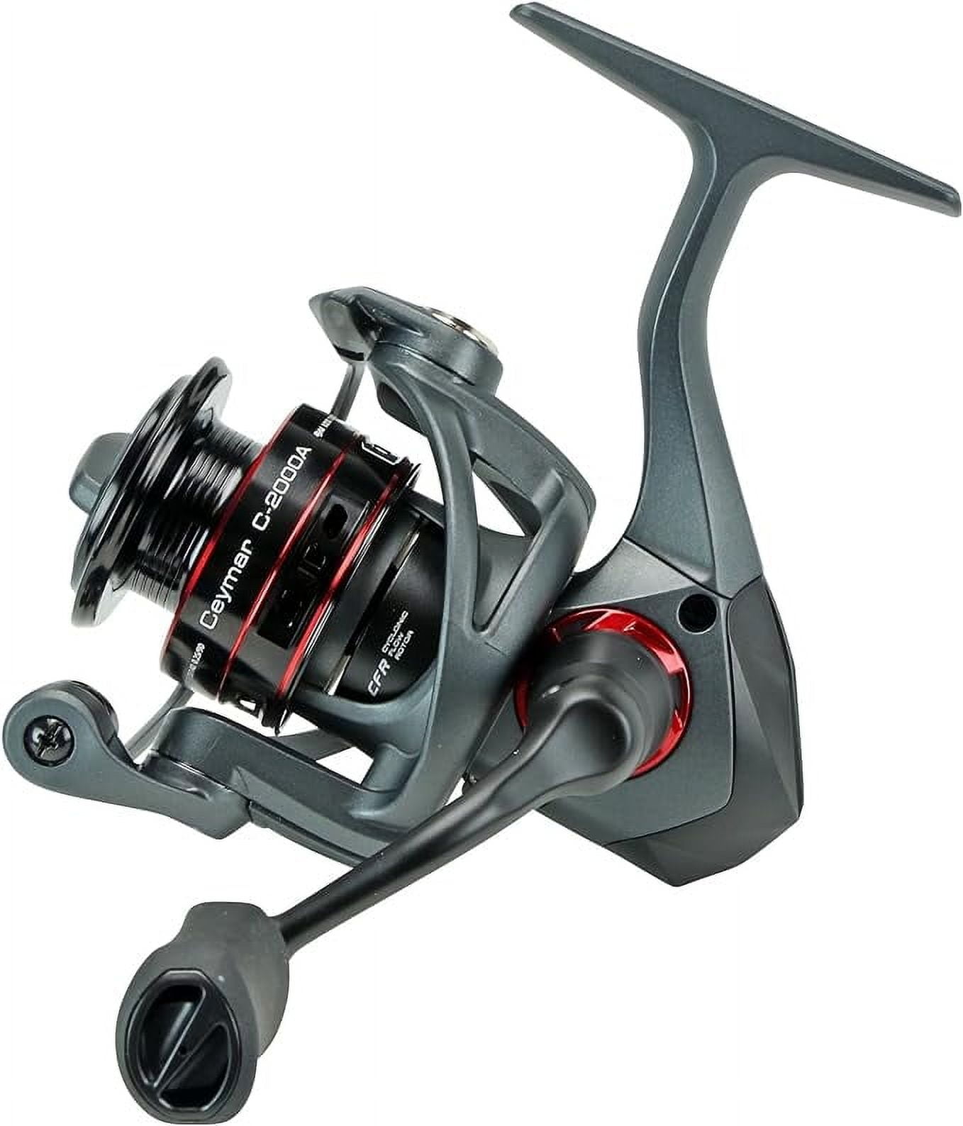 okuma ceymar 50 A Spinning Reel adjustable drag system at the rear of the reel that allows for precise adjustment of the spool for bait control Okuma Spinning Reel 23 Ceymar