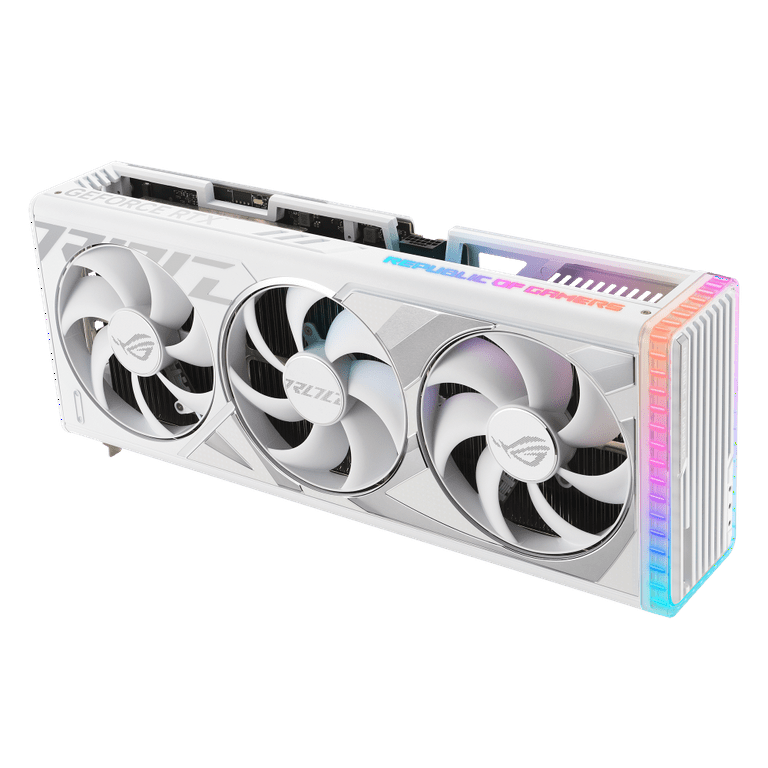ASUS ROG Strix RTX 4090 White OC, 24GB GDDR6X, PCIe 4.0 ASUS ROG Strix RTX 4090 White OC, 24GB GDDR6X, PCIe 4.0