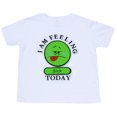 thumbnail image 3 of Eduwear (Unisex) Embroidered "I Am Feeling" Interactive Educational short sleeve T-shirt with Embroidered Velcro Patches (Little Girls, Little Boys), 3 of 5