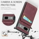 thumbnail image 5 of FIERRE SHANN For Google Pixel 7 5G Cell Phone Case PU+TPU Card Holder Cover - Black, 5 of 5