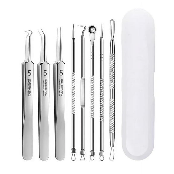 German Ultra-fine No. 5 Cell Pimples Blackhead Clip Tweezers Beauty Face Health Salon Special Blackhead Remover Acne Needle Tool