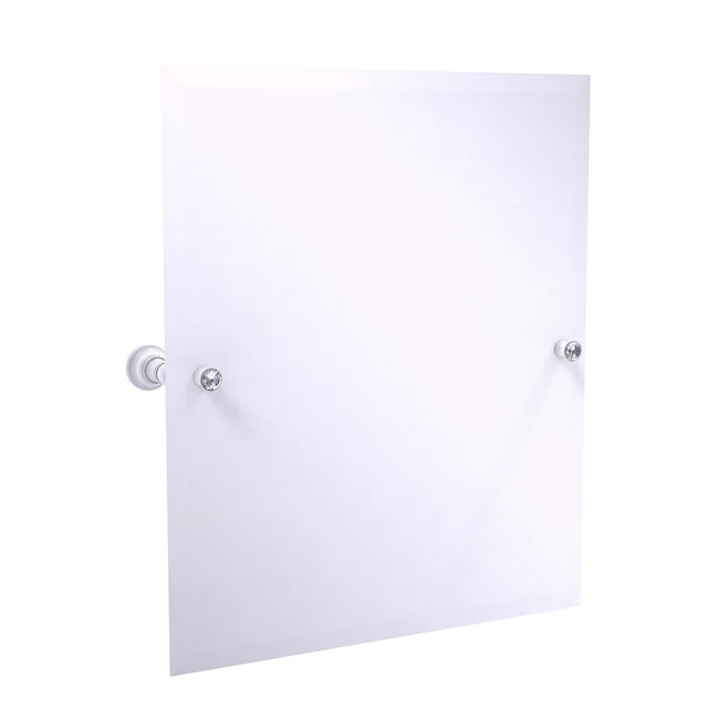 Miroir Rectangulaire Inclinable Sans Cadre de la Collection Carolina Crystal avec Bord Biseauté