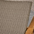 thumbnail image 6 of Afuera Living Modern / Contemporary Outdoor Acacia Wood Chaise Lounge in Gray, 6 of 14