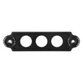 thumbnail image 2 of Soporte universal de barra de sujeción para batería de aleación de aluminio de 14 cm, 3 orificios (negro) Jadeshay A, 2 of 8