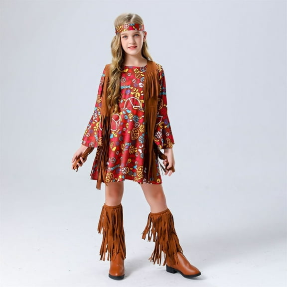 EnJoCho 70s Retro Princess Dress Halloween Dress Vintage Lace 𝖳iered Tutu Formal Part𝗒 Dress for Girls Stage Performance Photo Part𝗒