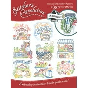 Aunt Martha's SR38 Farmer's Market - Hand Stitch Embroidery Transfer Pattern