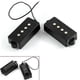 thumbnail image 1 of Black 4 String Noiseless Pickup Set For Precision P Bass Bridge Pickup Set New-hy, 1 of 5