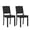 Black, variant on Giantex Wooden Dining Chair Set of 2, Rubber Wood Leg Armless Kitchen Chairs, Farmhouse Diner Chairs, Black
