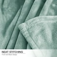 thumbnail image 5 of Homieway Large Green Bed Blankets,Soft Throw Size Blanket for Sofa Couch, All Season Lightweight Microfiber Fluffy Flannel Fleece Throw Blanket,50" x 60", 5 of 7