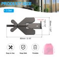 thumbnail image 2 of Portable Security Door Lock 3.15x1.97inch, Adjustable Hotel Door Lock Devices with Storage Bag, Coffee 3 Pack, 2 of 7