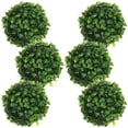 thumbnail image 3 of Toyandona 6Pcs Faux Topiary Outdoor Spheres Green Ball Decor DIY Landscaping Ornament, 3 of 8