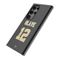 thumbnail image 2 of Keyscaper Chris Olave Black New Orleans Saints Galaxy Magnetic Bump Case, 2 of 7