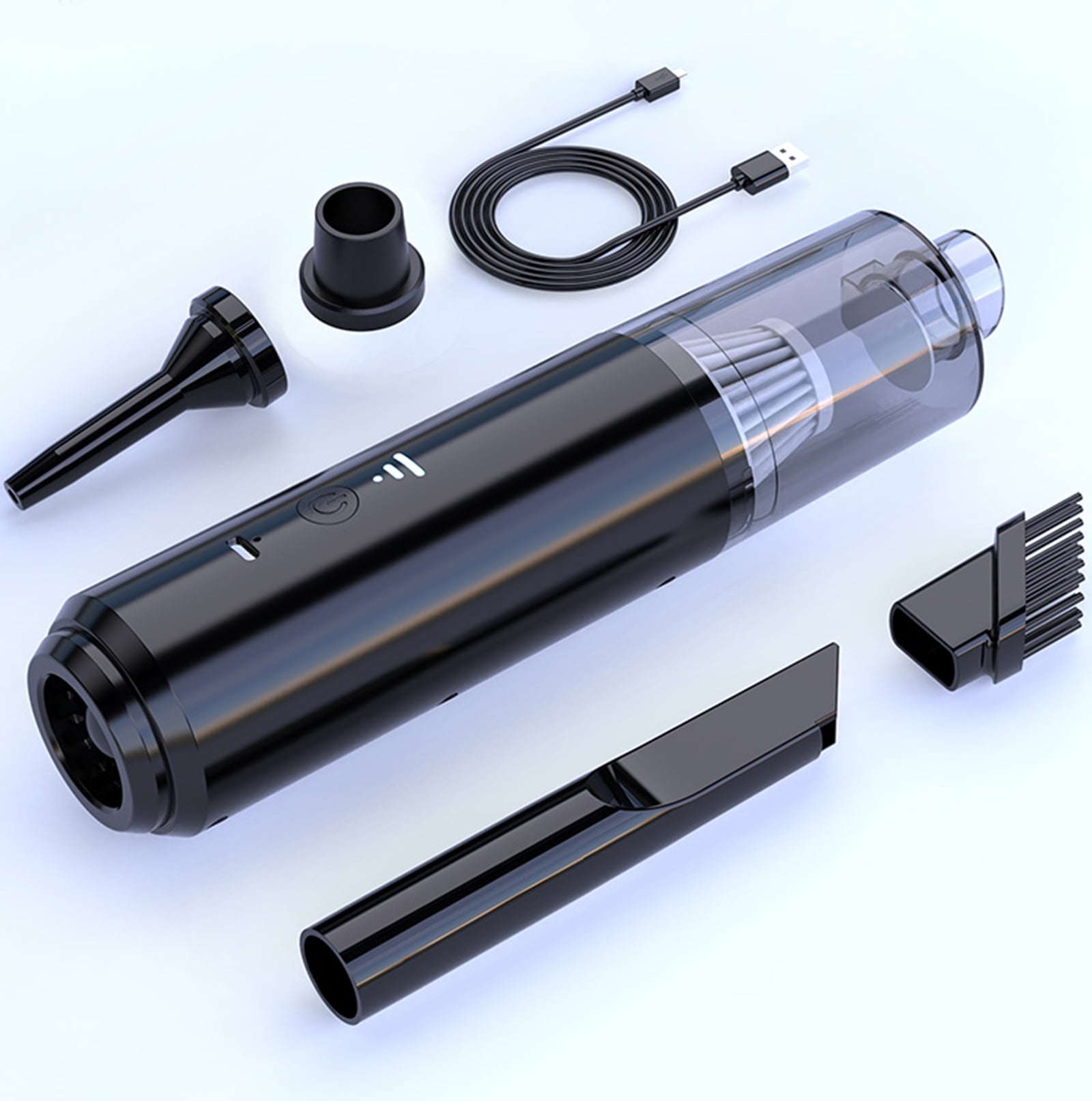 iSpchen Cordless Car Vacuum Cleaner, 4000Pa Strong Suction, Wet/Dry Use, Type-C Charging