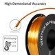 thumbnail image 5 of GEEETECH Silk PLA Filamento 3D Bobina de alambre de 1 kg y 1,75 mm Material para impresora 3D Recargas para impresión 3D Entrega rápida Envasado al vacío, 5 of 5