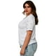 thumbnail image 2 of Blusa con pedrería, talla extra modelo 3022-L (blanco) blanco 42 Roman Fashion Blusa extra 3022-L, 2 of 5