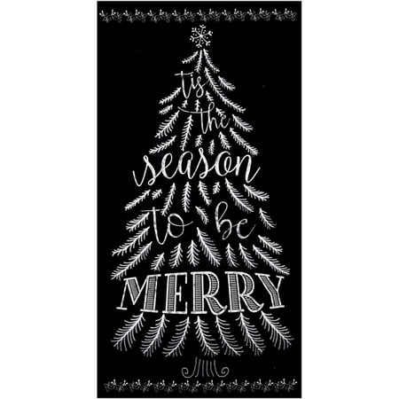 Timeless Treasures Fabrics Christmas Chalkboard 24 in Tree
