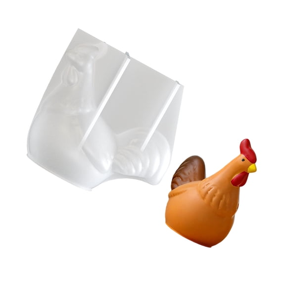 Chicken Shape Mold Reusable Silicone Crafting Molds Perfect for Soaps Chocolate Unique Easy Demolding