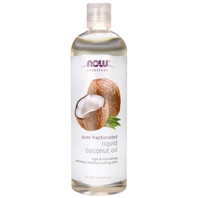 NOW Foods Pure Fractionated Liquid Coconut Oil 16 fl oz Liq