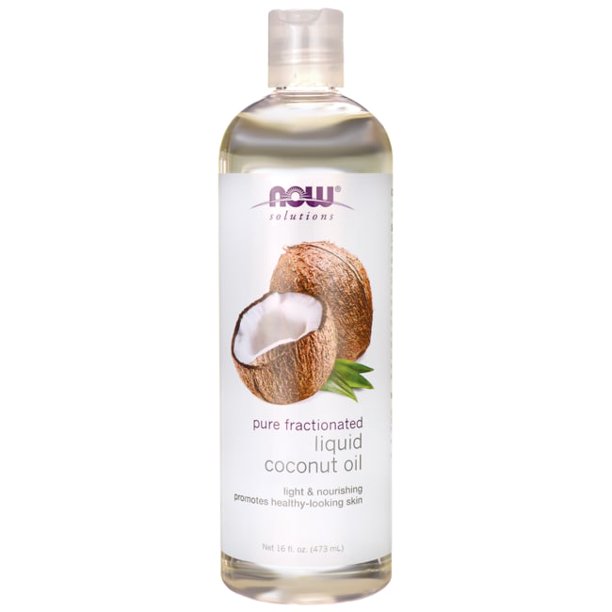 NOW Foods Pure Fractionated Liquid Coconut Oil 16 fl oz Liq