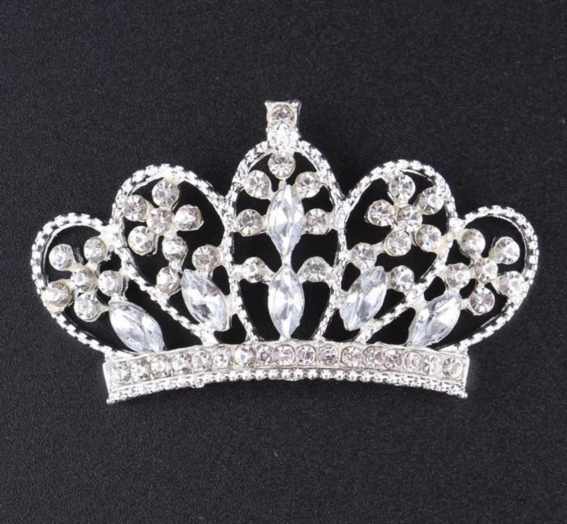 10x Rhinestone Crystal Tiara Hair Band Bridal Princess Prom Crown Wed Headband 