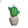 thumbnail image 2 of Flmtop Clip de Parfum pour Sortie d'Air Intérieure de Voiture Cactus Vert, 2 of 8