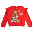 thumbnail image 3 of Paw Patrol Skye Chase Marshall Christmas Fleece Pullover Sweatshirt and Jogger Pants Outfit Set Toddler to Big Kid, 3 of 5