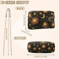 thumbnail image 4 of FORMRS Women Crossbody Purse with Chain Strap Vegan Leather Shoulder Handbag, Sun Moon and Stars Pattern, 4 of 7