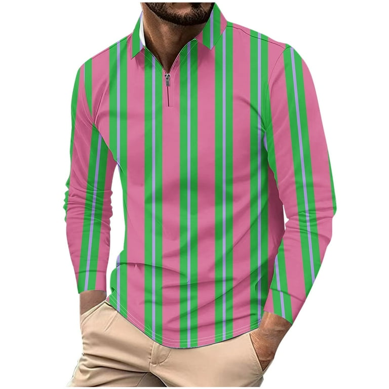 DAFPZW Mens Quarter Zip Shirt Long Sleeve Stand Collared Shirt Fashion Striped Color Block Golf Shirts Casual Sweatshirt Fall - Walmart.com DAFPZW Mens Quarter Zip Shirt Long Sleeve Stand Collared Shirt Fashion Striped Color Block Golf Shirts Casual Sweatshirt Fall - Walmart.com
