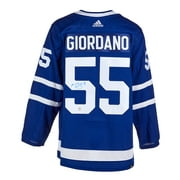 Framed Mark Giordano Toronto Maple Leafs Autographed White Adidas
