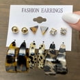 thumbnail image 4 of XP17 conjunto de pendientes vintage pendientes circulares de perlas pendientes femeninos, 4 of 6