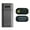 Black, variant on HomeLife Power Bank Case Universal Convenient Welding-free Fireproof Shockproof Fast Charging with LED Flashlight 2 X 18650 21700 Battery Charger Case DIY Box for Smartphone