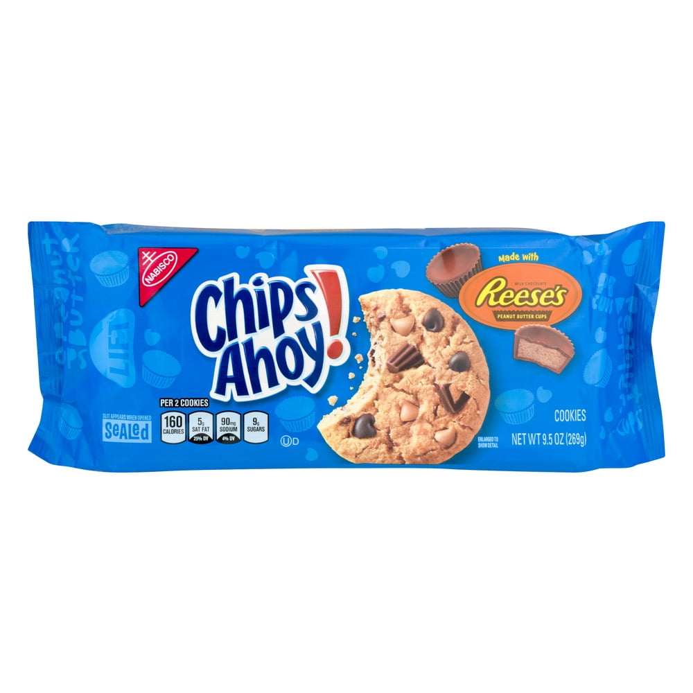Chips Ahoy Cookies Made With Reese's Peanut Butter Cups, 9.5 OZ by Mondelez Global LLC