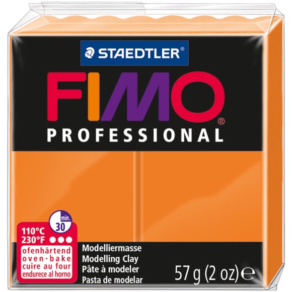 Fimo Pâte Polymère Souple Professionnelle 2 Oz - Orange