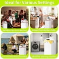 thumbnail image 6 of 30 Gallon Disposable Trash Cans for Parties, 4 Pack Extra Large Portable Trash Can White Pop Up Trash Cans Bin, Recycle Collapsible Garbage Can Bins for Party Kitchen Camping Trash Can$$Storage, 6 of 8