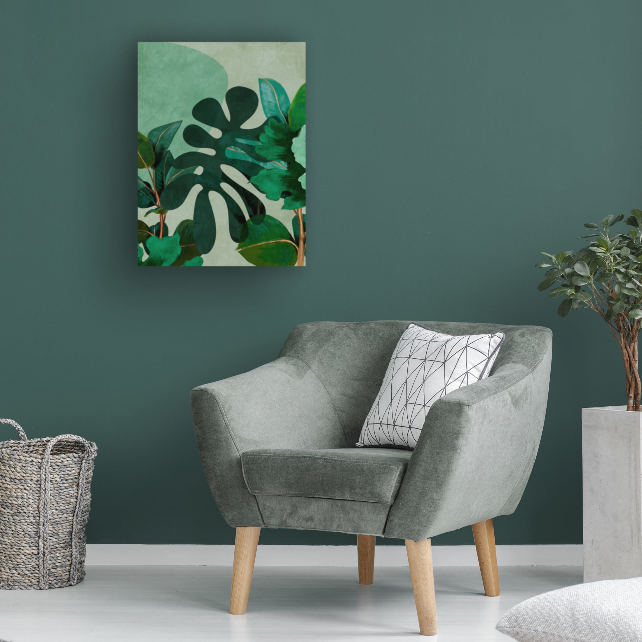 Trademark Fine Art Ana Rut Bre Leaves More 8 Canvas Wall Art