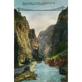 thumbnail image 2 of Art.com Royal Gorge, Colorado, View of the Bridge and Denver and Rio Grand Railroad Train Stretched Canvas Print Wall Art by Lantern Press, 16" x 24", 2 of 4
