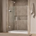 thumbnail image 2 of Kohler 27616-10L-BNK 71.5 x 58 in. Composed Frameless Pivot Shower Door with 0.37 in. Thick Crystal Clear Glass - Anodized Brushed Nickel, 2 of 7