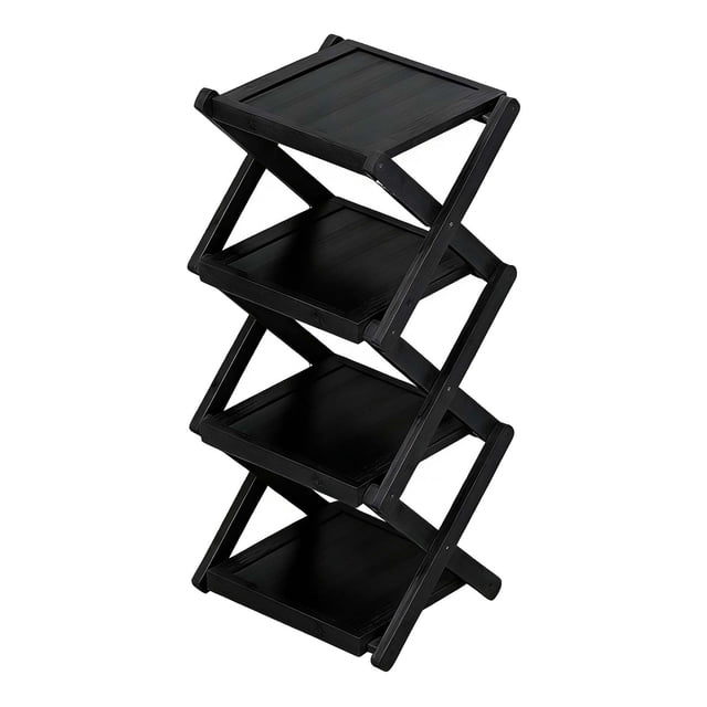 WMQPNNS Tier Foldable Shoe Rack Organizer Shelf Space Saving Storage for Entryway Closet Bedroom Corner