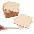 thumbnail image 1 of Paquete de 50 Cuadrados de Madera sin Acabar Super Z Outlet 4x4x0.3 cm, 1 of 6