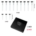 thumbnail image 1 of 1 Box Golf Tees Plastic Adjustable Tee Reduces Friction Side Spin Step Down Tees Golf Accessories 79mm 9Pcs 45mm 3Pcs Drop Ship Black White, 1 of 6