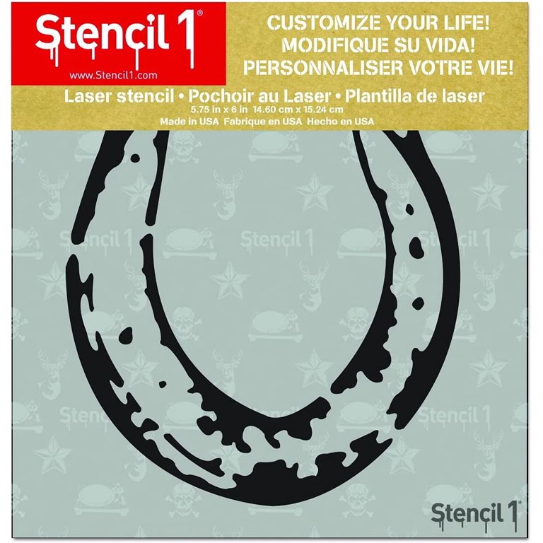 Stencil1 Horseshoe Art Stencils 5.75 stencil1-horseshoe-art-stencils-5-75-x-6-1-count-walmart-com