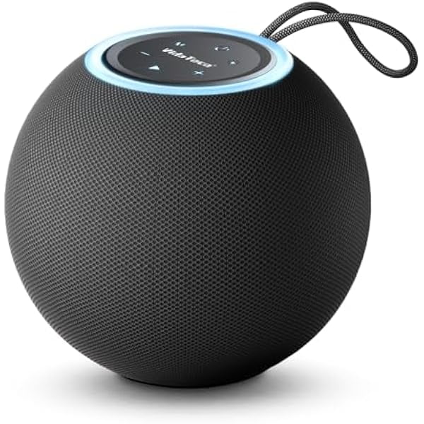 wonima11 Bluetooth Speaker Portable Wireless Bluetooth IPX5 Waterproof with Lights, AUX/TF/USB, Dual TWS Pairing, Speakers for Home Outdoor Beach (Black)