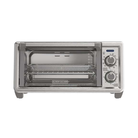 Horno tostador Black+Decker 4 rebanadas TO4125-0SDLA Gris