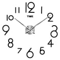 thumbnail image 2 of Reloj de pared con espejo 3D, adhesivo acrílico, gran pantalla para sala de estar, 16 pulgadas, 2 of 5