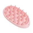 thumbnail image 4 of Cepillo de champú, ador para el cuero cabelludo, cerdas de silicona suaves húmedas y secas, cepillos de silicona para el cuero cabelludo, , rosa, 4 of 8
