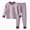 H147-Purple, variant on NOLDARES Toddler Kids Junior Girl Boys Pajamas Pjs Fall Winter Sleepwear Long Sleeve Top and Pants Pjs Set(H147-Purple)