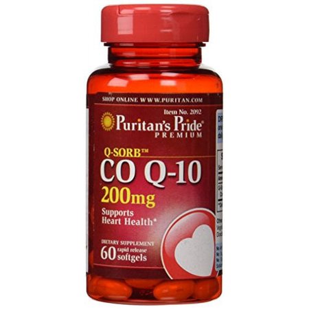 Puritan's Pride Q-SORB Co Q-10 200 mg-60 Rapid Release Softgels