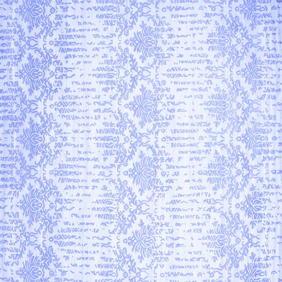 Ahgly Company Indoor Square Abstract Blue Contemporary Area Rugs, 8' Square