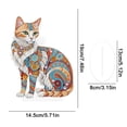 thumbnail image 3 of (BJP49) Adornos Pintura Diamantes Adornos Una Cara (diamante Brillante Una Cara + Diamante Forma Especial) Gatito, 3 of 6
